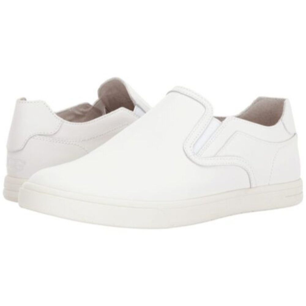 UGG Tobin 1011542 Men's Cloud White Leather Slip on Casual Sneaker Shoes UGG172